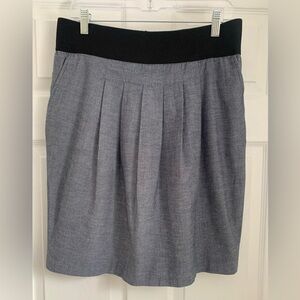 Alfani Black and Gray Skirt with Side Pockets snd Elastic Waistband